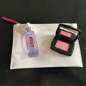Lancôme Pink Blush with L'Oréal Revitalift Serum Set